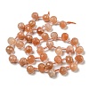 Natural Sunstone Beads Strands G-H297-B14-02-3