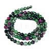 Natural Ruby in Zoisite Beads Strands G-L597-C02-03-5