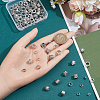120Pcs 12 Styles Tibetan Style Zinc Alloy Beads FIND-SP0005-87-3