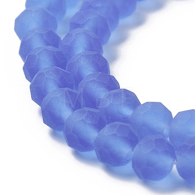 Transparent Glass Beads Strands EGLA-A034-T8mm-MD14-1