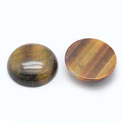 Natural Tiger Eye Cabochons G-E492-F-01-1