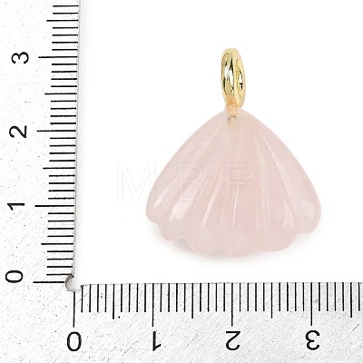 Natural Rose Quartz Carved Pendants G-G330-02G-06-1