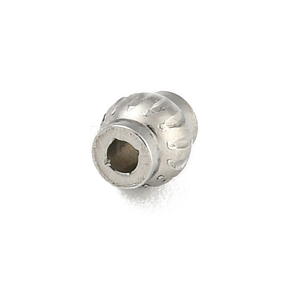 304 Stainless Steel Beads STAS-A091-01A-P-1