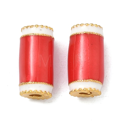 Alloy Enamel Beads ENAM-B037-14G-01-1