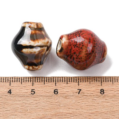 Vintage Handmade Porcelain Beads PORC-F013-04-1