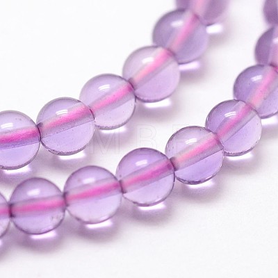 Natural Amethyst Beads Strands X-G-N0215-01-3mm-1