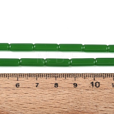 Imitation Jade Glass Beads Strands X-GLAA-N070-01A-B05-1