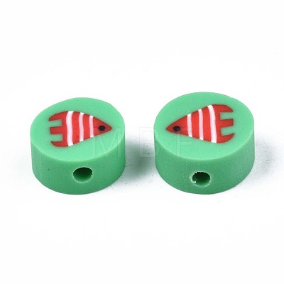 Handmade Polymer Clay Beads CLAY-N007-005-03-1