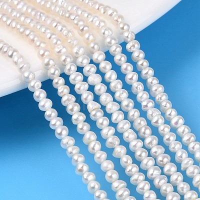 Natural Baroque Keshi Pearl Cultured Freshwater Pearl Beads Strands X-PEAR-N013-02J-1