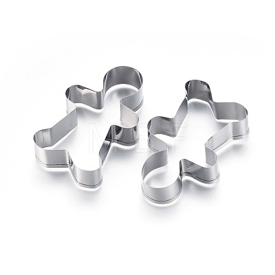 304 Stainless Steel Christmas Cookie Cutters DIY-E012-72-1