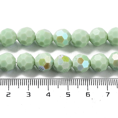 Opaque Glass Beads Strands EGLA-A035-P10mm-L20-1