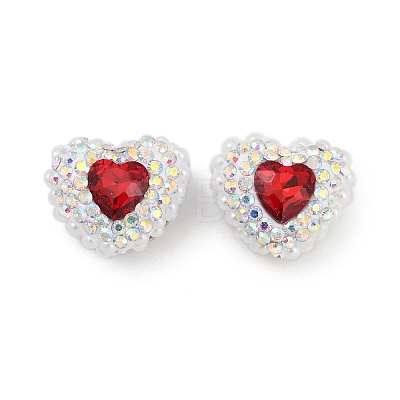 Polymer Clay Glass Rhinestone Beads CLAY-NH0001-13B-1