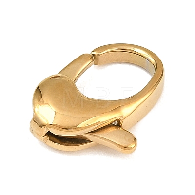 316 Stainless Steel Lobster Claw Clasps STAS-C154-02A-G-1