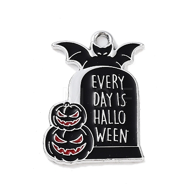 Halloween Alloy Enamel Pendants FIND-B036-03D-1