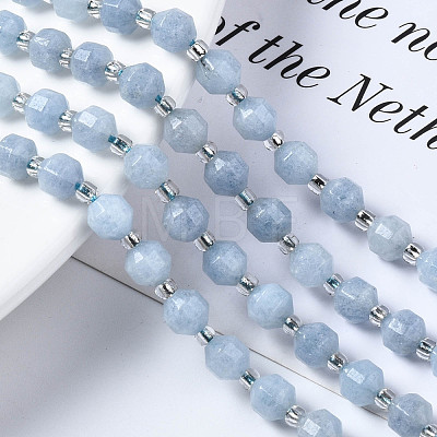 Natural White Jade Beads Strands G-T132-049A-1