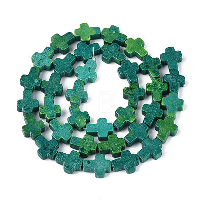 Synthetic Turquoise Beads Strands G-N352-22A-01-1