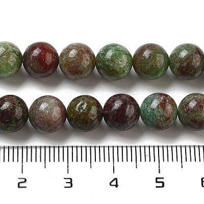 Natural Green Opal Beads Strands G-H045-A03-6MM-1