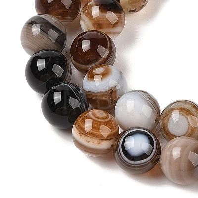 Natural Banded Agate G-Q194-C02-03B-1