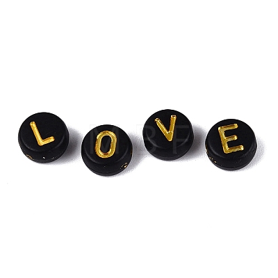 Opaque Acrylic Beads SACR-Q001-04B-M-1