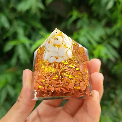 Orgonite Pyramid Resin Energy Generators PW-WGE9C45-02-1