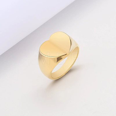 Heart 201 Stainless Steel Finger Rings FS-WG1ADC4-03-1