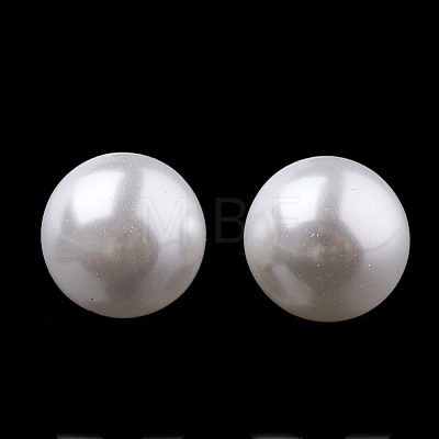 Eco-Friendly Plastic Imitation Pearl Beads MACR-S277-4mm-C04-1