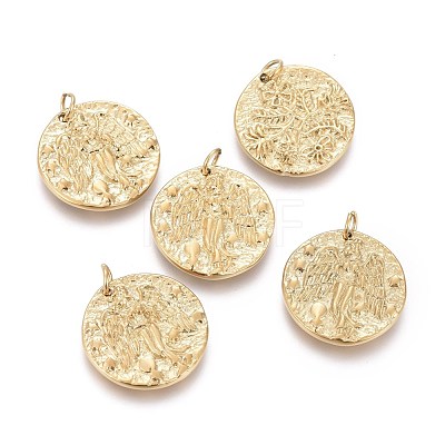 Ion Plating(IP) 304 Stainless Steel Pendants STAS-F256-005G-1