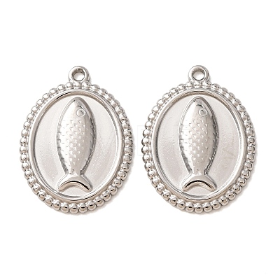 304 Stainless Steel Pendants SA-CBABD1E-10H-P-1