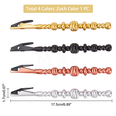   4 Pcs 4 Colors PE Bracelet Helper TOOL-PH0001-27-1
