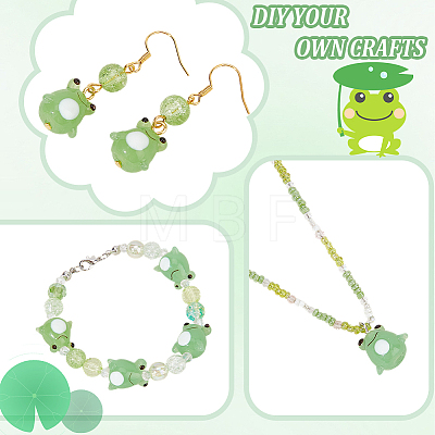 12Pcs Handmade Lampwork Beads LAMP-DR0001-03-1