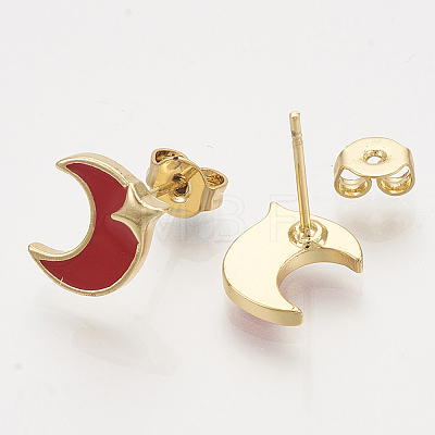 (Jewelry Parties Factory Sale)Brass Stud Earrings EJEW-S201-175A-1