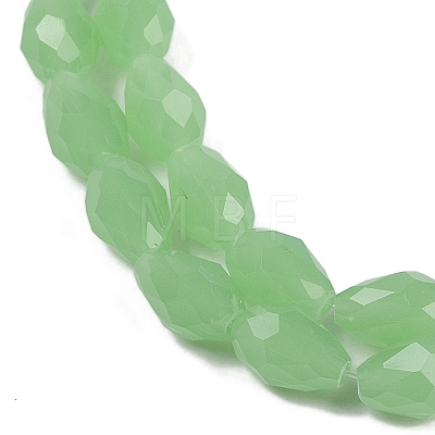 Electroplate Imitation Jade Glass Beads Strands EGLA-N013-J6mm-D04-1