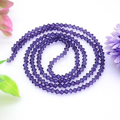 Faceted Imitation Austrian Crystal Bead Strands G-M180-10mm-27A-1