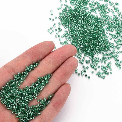 Glass Bugle Beads SEED-S032-08A-50A-1