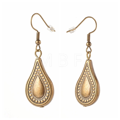Teardrop Big Dangle Earrings for Girl Women EJEW-JE04634-02-1