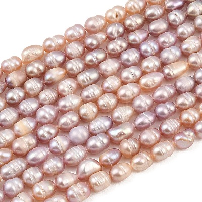 Natural Cultured Freshwater Pearl Beads Strands PEAR-F020-20B-1