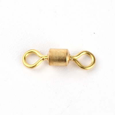 Brass Fishing Rolling Bearing Connector FIND-WH0048-25A-G-1