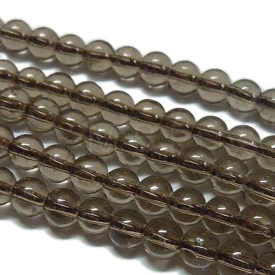 Synthetic Smoky Quartz Beads Strands G-C076-12mm-4A-1