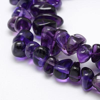 Natural Amethyst Beads Strands G-F521-19-1