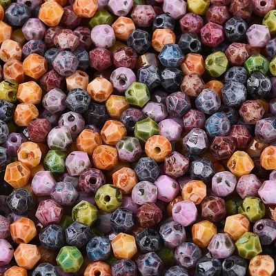 Picasso Glass Seed Beads SEED-N012-04A-1
