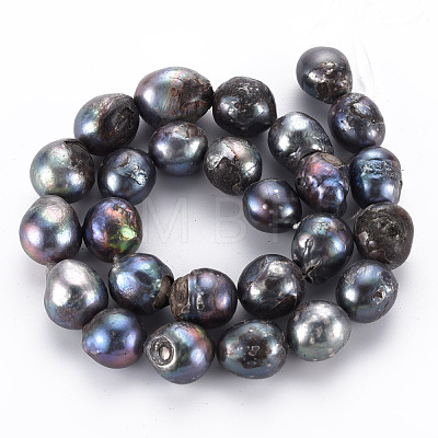 Natural Baroque Pearl Keshi Pearl Beads Strands PEAR-S021-149-1