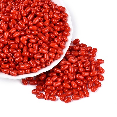 Opaque Glass Beads GLAA-Q113-01A-C01-1