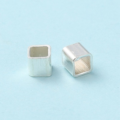 925 Sterling Silver Tube Beads STER-P053-07B-S-1