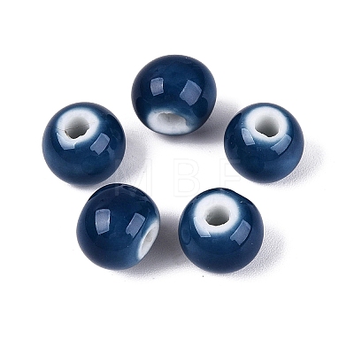 Vintage Handmade Porcelain Beads PORC-Q006-13A-09-1