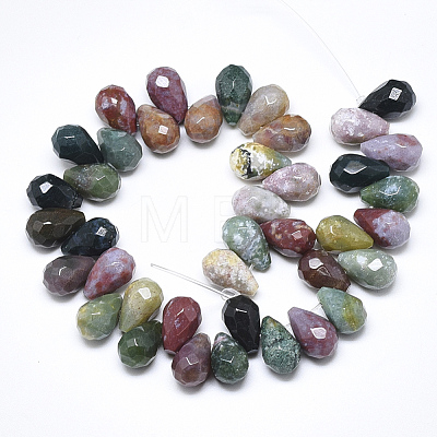 Natural Indian Agate Beads Strands G-S357-C01-03-1