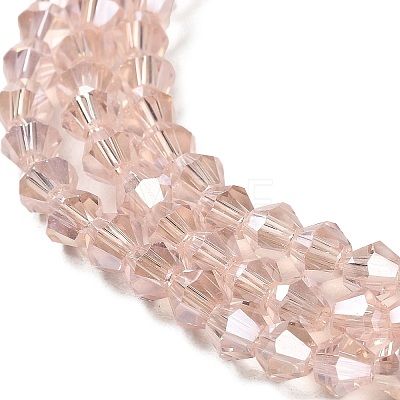 Transparent Electroplate Glass Beads Strands EGLA-A039-T2mm-B26-1