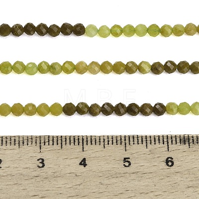 Gradient Color Natural Yellow Green Opal Beads Strands GG-CBA9722-A01-3mm-1