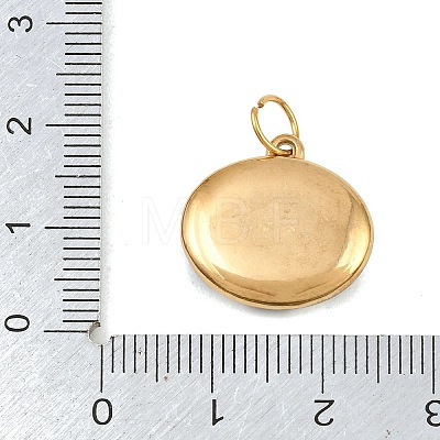Printed 304 Stainless Steel Pendants SA-CBAE390-03G-1