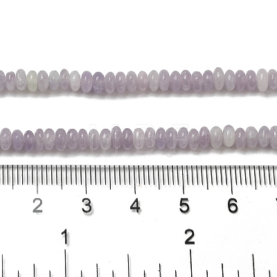 Natural Lepidolite/Purple Mica Stone Beads Strands X-G-K343-C03-02-1