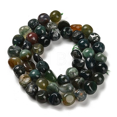 Natural Indian Agate Beads Strands G-P497-01E-89-1